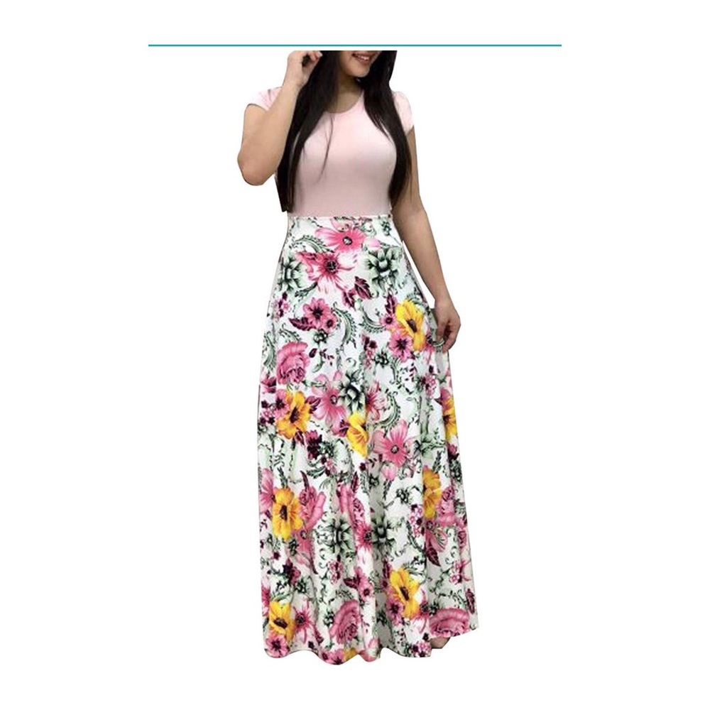Maxi dress Pink Floral NWT